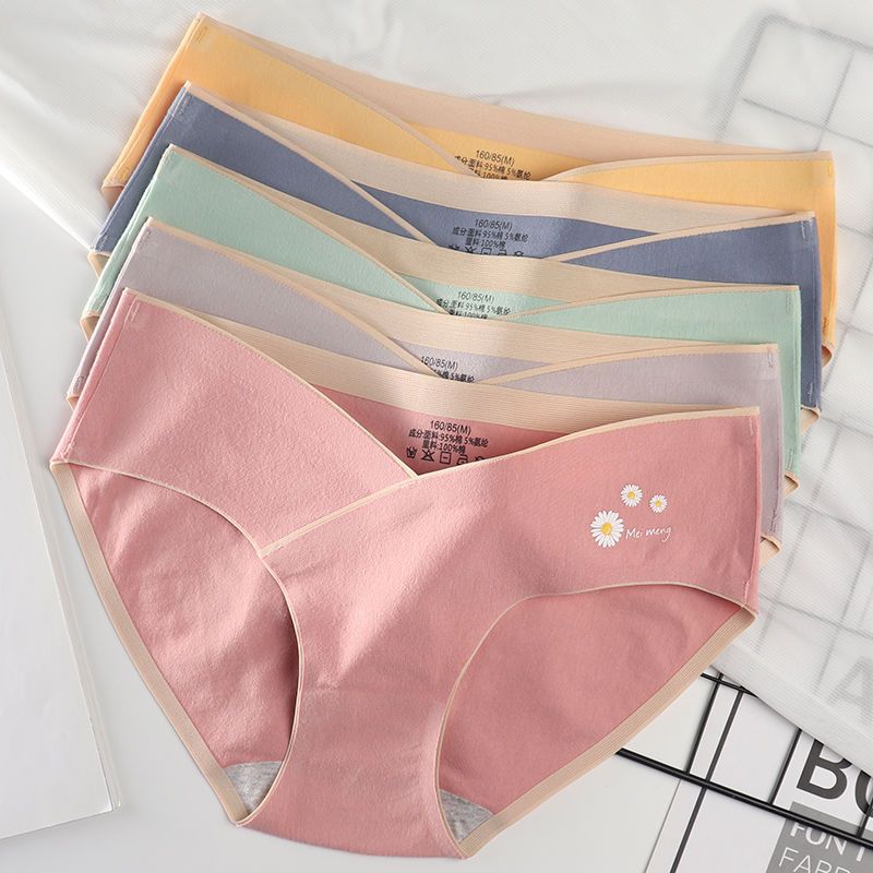 Pregnant women's underwear 3-9 months low-waist belly support early pregnancy early and late pregnancy pure cotton thin large size pants