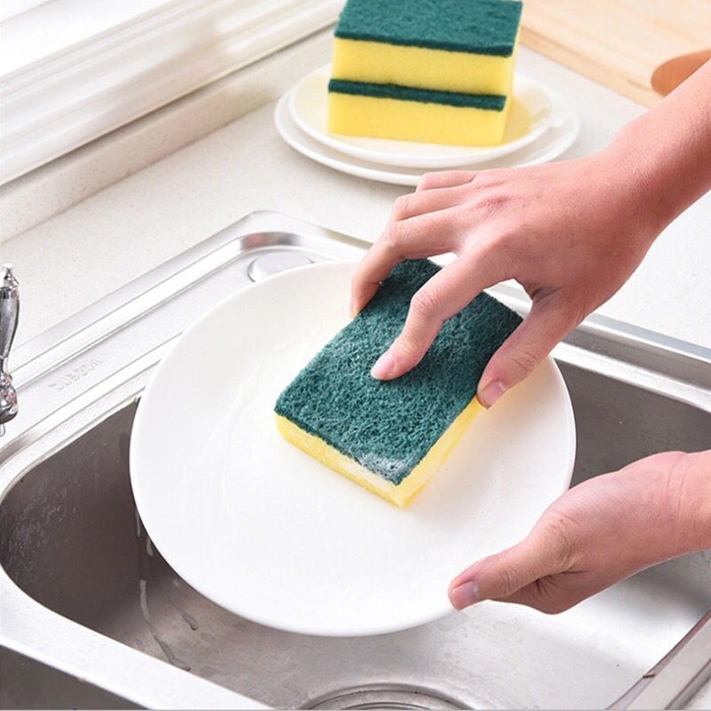 厨房刷碗神器海绵擦百洁布海绵清洁块高密度刷碗海绵洗碗刷锅神器