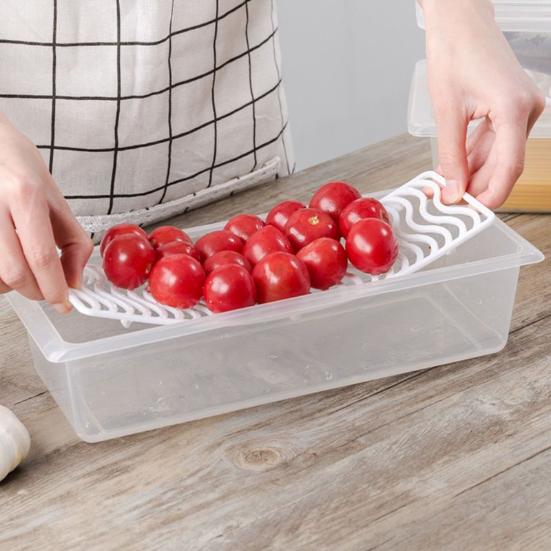 冰箱收纳盒装肉冷冻保鲜盒带盖冷藏分隔整理盒冷藏储物防串味分类