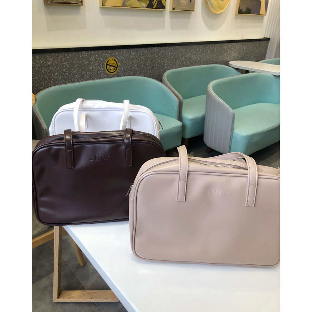 3fter customized model High-quality green series ~ Japanese and Korean college commuter large bag shoulder handbag briefcase