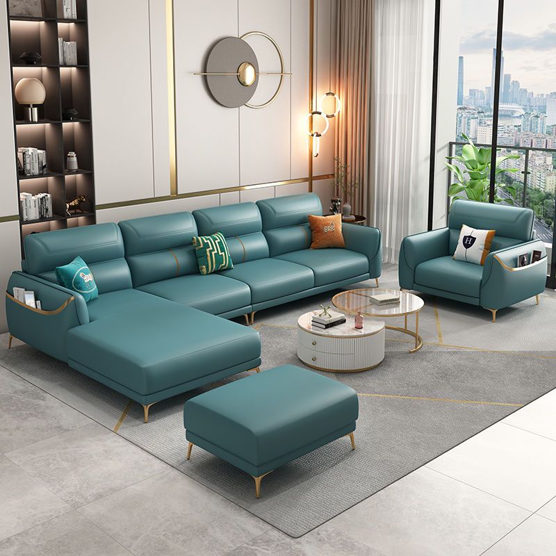新款北欧轻奢头层真皮沙发客厅小户型网红沙发大小组合直排三人位