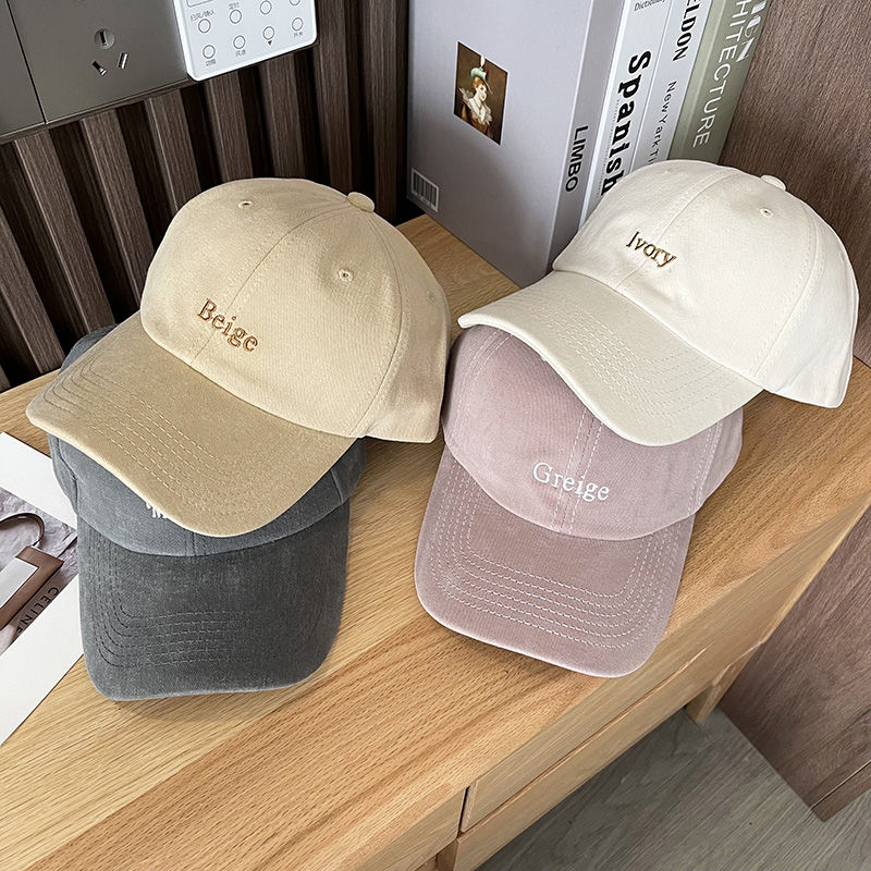 Hat female peaked cap 2022 new ins Korean version of the wild three-dimensional baseball cap spring and summer sunscreen sun hat tide