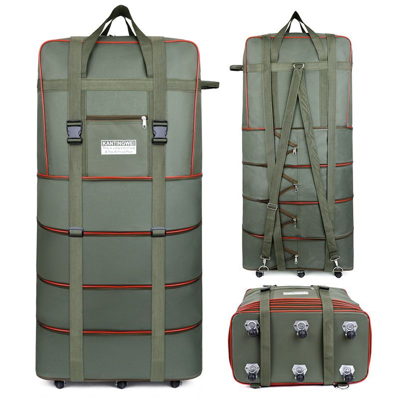 防水可背牛津布行李箱大容量旅行袋158航空托运包出国搬家行李包