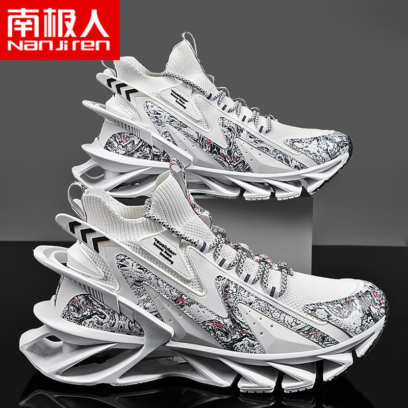Men's Shoes Blade Shoes Summer  New Trendy Casual Shoes Men's National Style Sports Shoes Men's Net Shoes