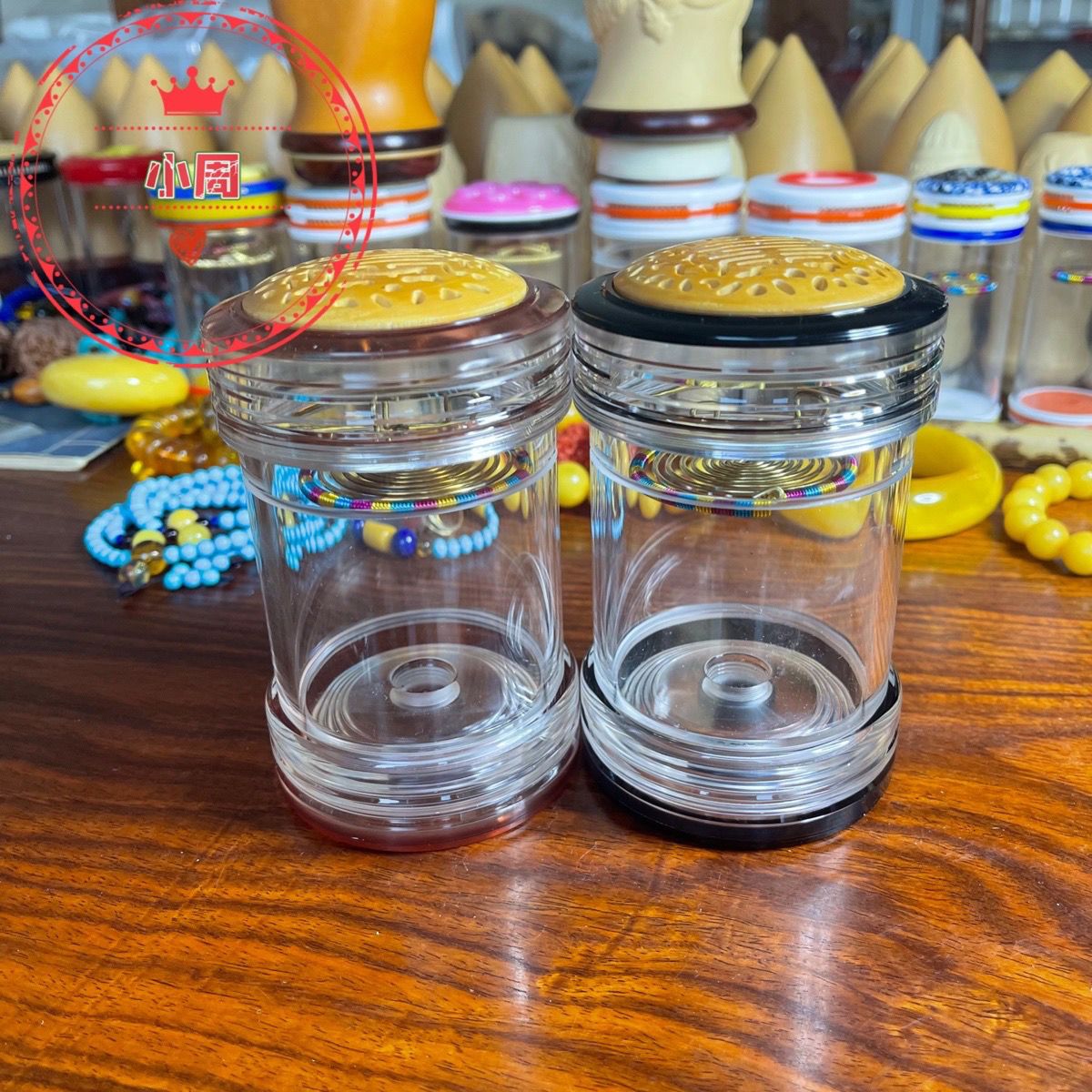 65蝈蝈叫罐 蝈蝈罐有机玻璃鸣虫虫具用具勇款香槟桶 鸣虫虫具用具