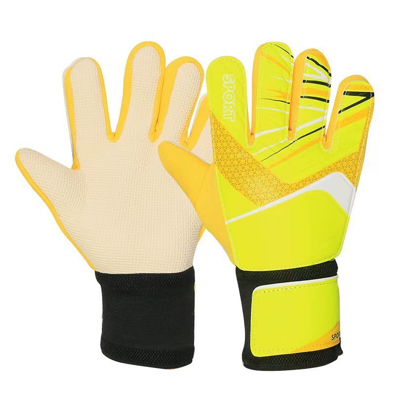 Ventilerande halkfria målvaktshandskar för barnträning_voghion.com