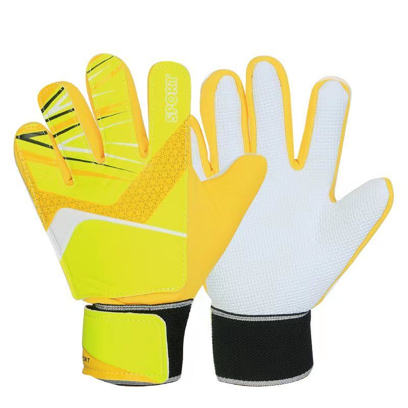 Ventilerande halkfria målvaktshandskar för barnträning_voghion.com