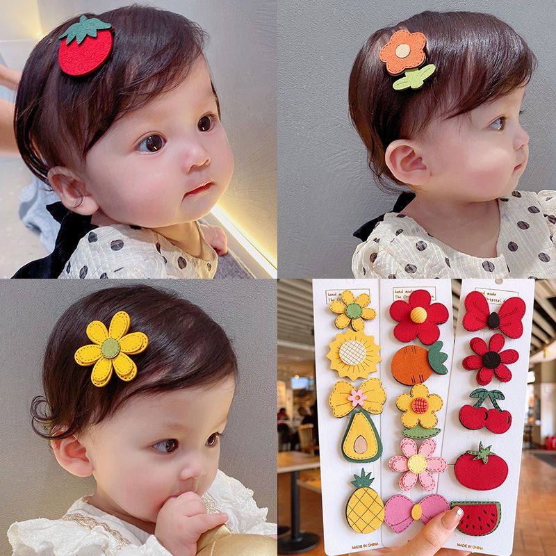 Girls baby post Velcro headband headband children's cute hairpin broken hair artifact bangs stickers hair accessories headdress