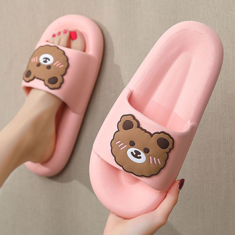Slippers women's summer home non-slip bathroom bath thick bottom home sandals and slippers can be worn outside in summer