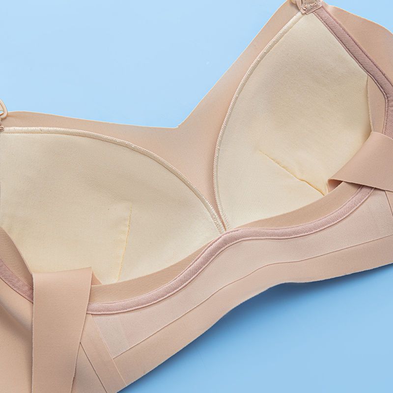 Pregnant women's underwear in summer thin anti sag external expansion special non steel ring breast-feeding bra for pregnancy postpartum feeding