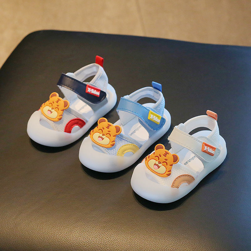 0-1-2岁夏宝宝凉鞋舒适软底婴儿学步鞋幼儿防滑男女童软底防踢鞋