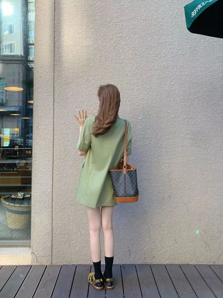 Small high-end thin suit skirt women's summer  new cold style niche professional ol dress