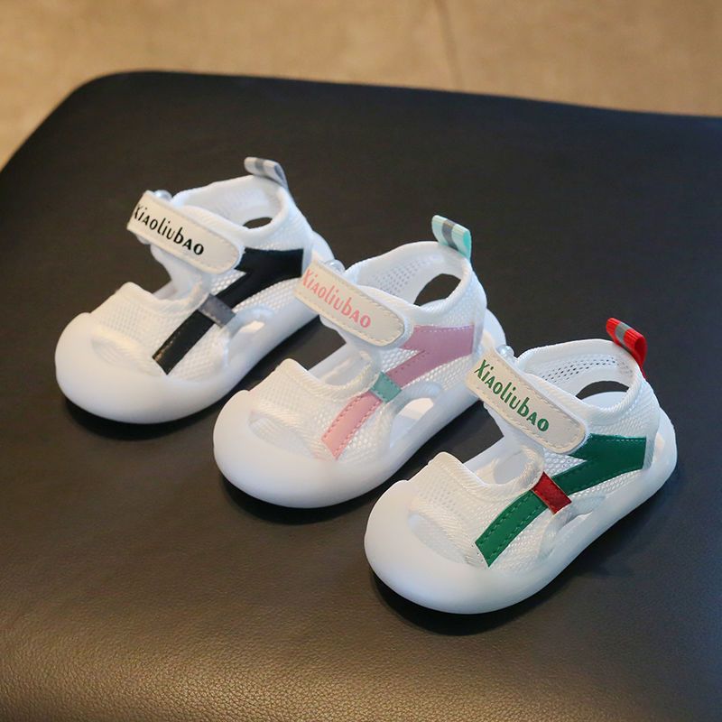宝宝凉鞋学步鞋夏季软底0-2岁1男女婴儿鞋子宝宝时尚透气防滑凉鞋