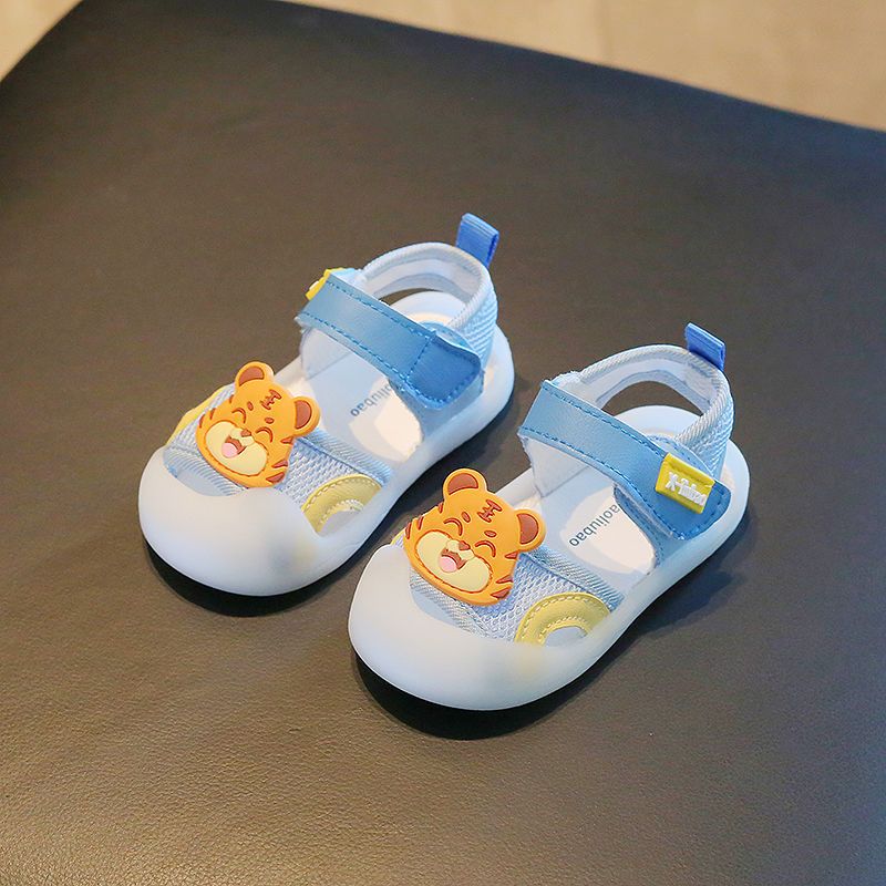 0-1-2岁夏宝宝凉鞋舒适软底婴儿学步鞋幼儿防滑男女童软底防踢鞋