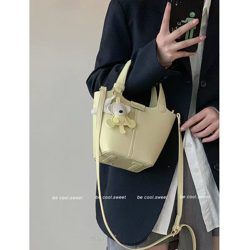 小眾設計手提包包女2022新款潮時尚水桶包高級洋氣百搭ins斜挎包