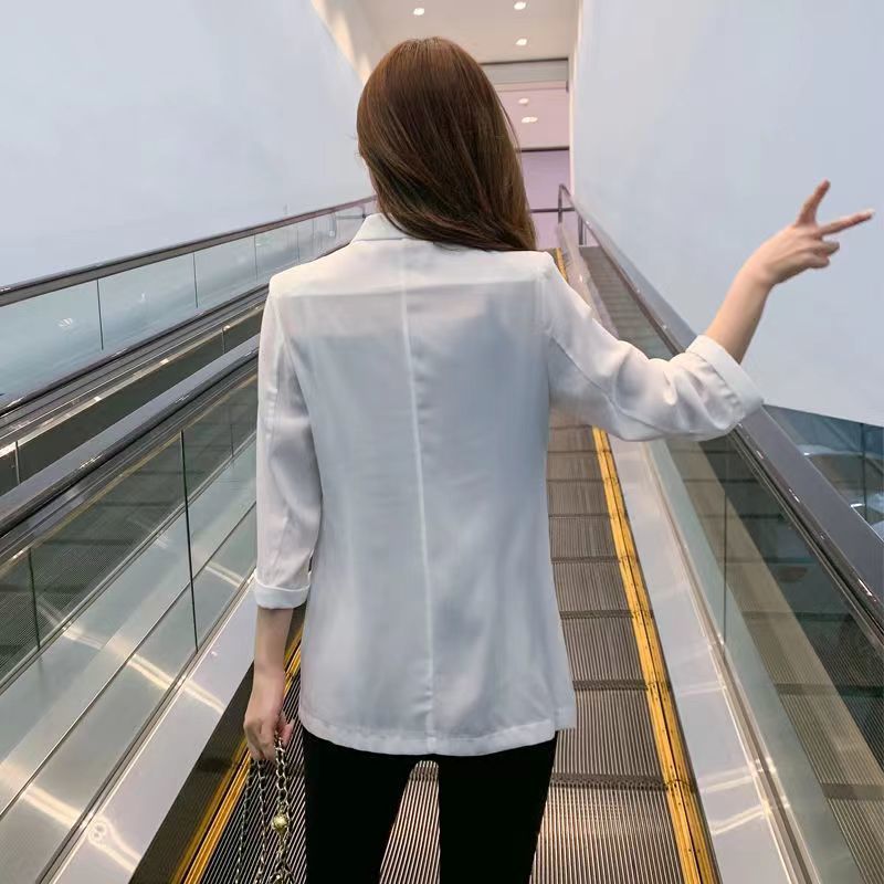 Chiffon Internet celebrity small suit jacket women's spring and summer thin section  new Korean style fashion casual loose sun protection clothing