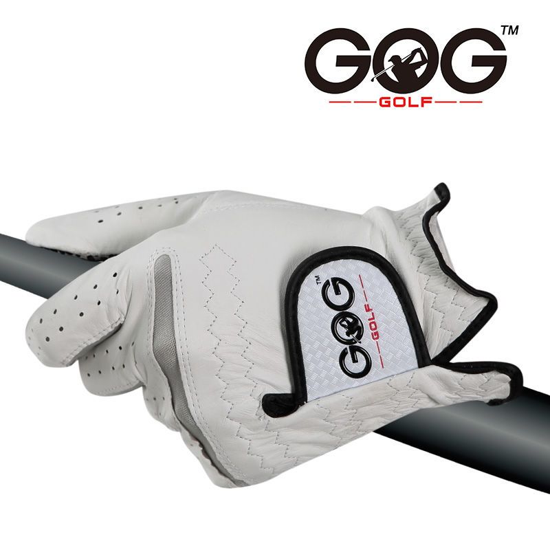 Golfhandschoenen van schapenleer antislip ademend sport_voghion.com