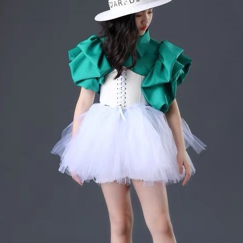 Mädchen Laufsteg Outfit Sommer Candy Farben Modischer Anzug_voghion.com