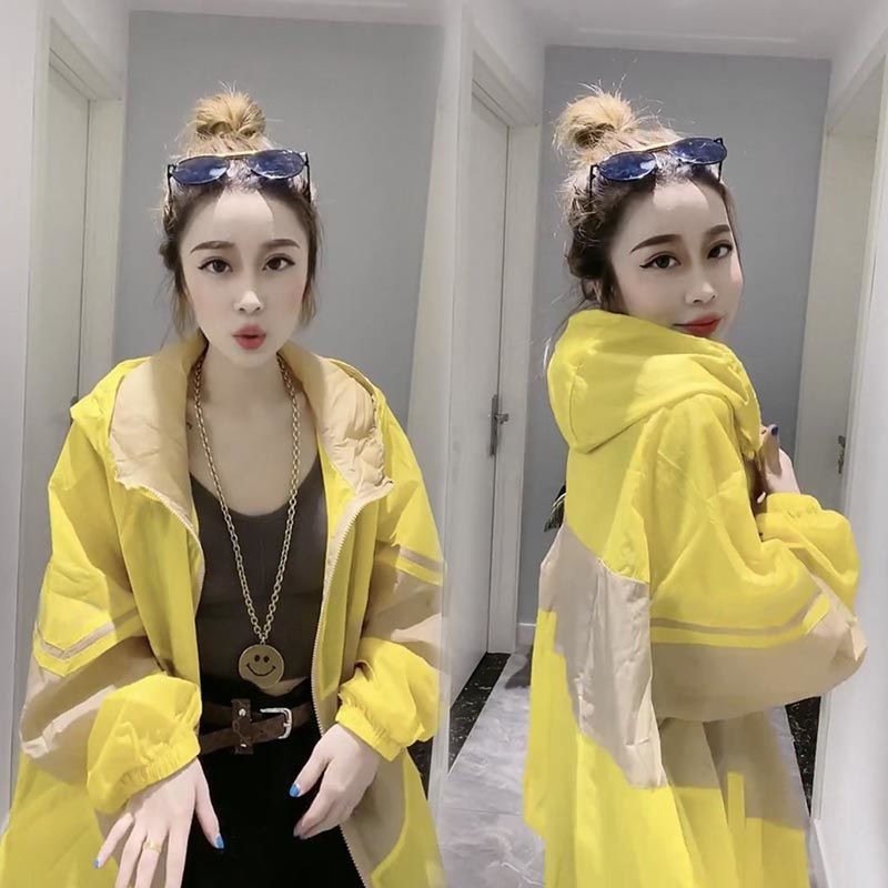 Sunscreen clothing women's large size new 2023 Korean version of long-sleeved sunscreen clothing loose jacket breathable sunscreen hooded summer dress