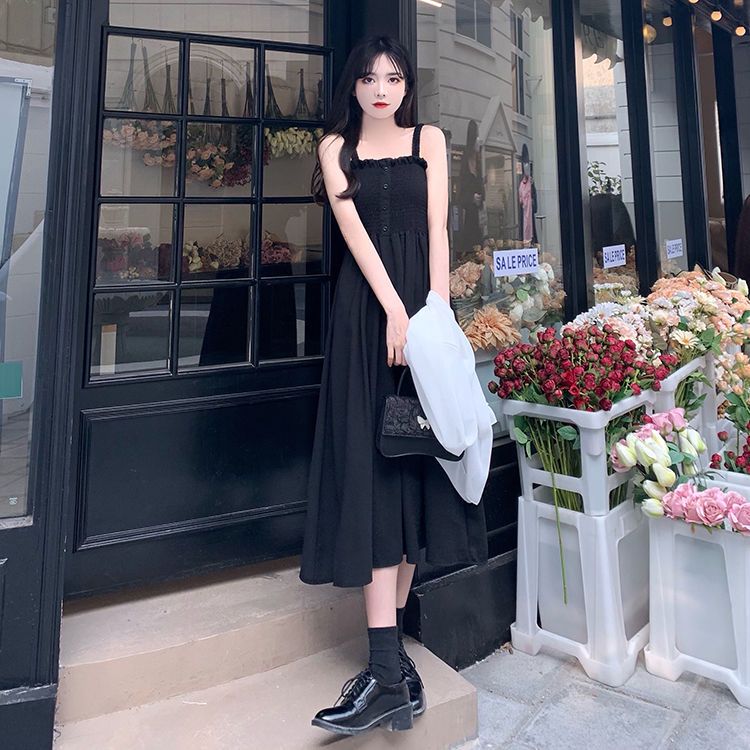 大碼女裝2023新款仙女吊帶裙套裝夏季胖mm顯瘦防曬衣連衣裙兩件套