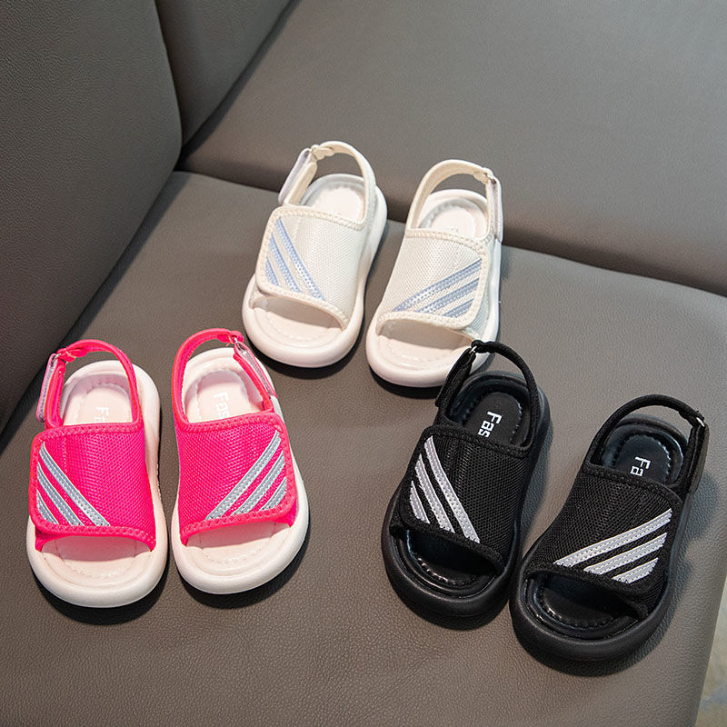 女童凉鞋2023夏季新款儿童运动沙滩鞋男童鞋子中大童宝宝鞋软底