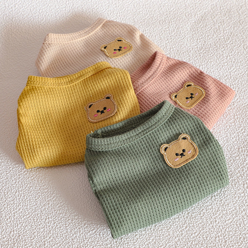 Small Dog Clothes Summer Pet Teddy Summer Tank Top Bixiong Pomeranian Fighting Small Dog Cat Spring and Autumn Thin