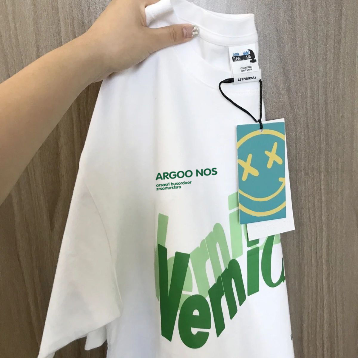 American retro 100% cotton white short-sleeved T-shirt for men and women new student loose Korean style couple tops ins trend