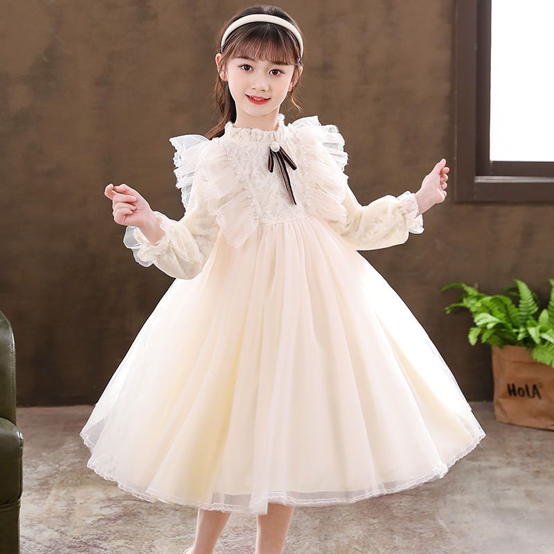 女童春裝連衣裙春秋公主裙2022新款夏季兒童洋氣童裝女孩裙子夏裝