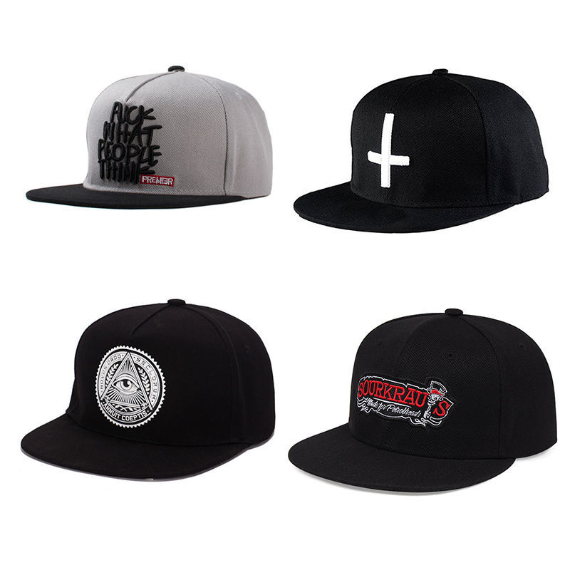 Hip Hop Hat Male Street Fashion Man Flat brim Baseball cap Female Fashion Brand Hip Hop Dance Reverse Duck Tongue Hard_voghion.com
