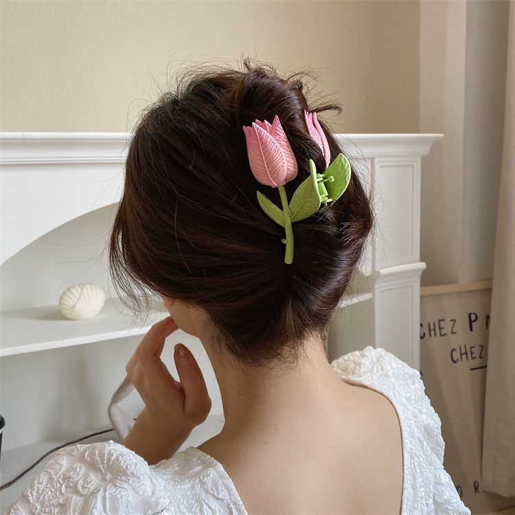 The shopkeeper recommended it! Original design! Shangxin welfare!!! Korean tulip clip [deliver within 7 days]