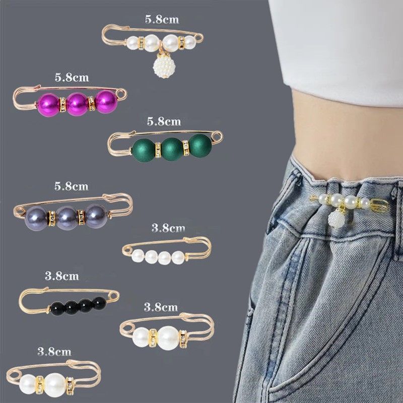 Waist retraction Brooch waist modification small artifact fixed clothes straps pants skirt waist retraction anti light Brooch female Brooch