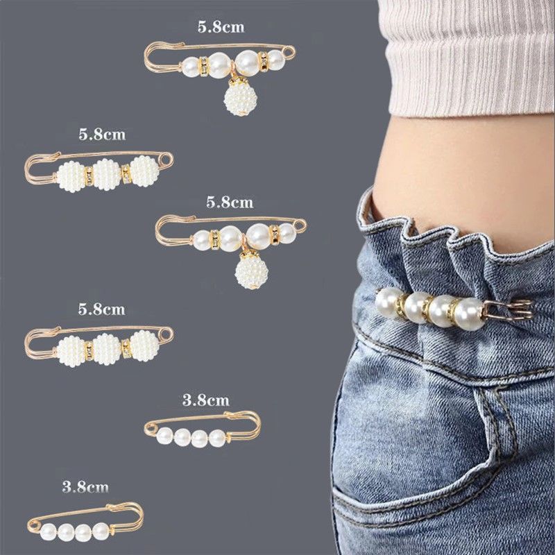 Waist retraction Brooch waist modification small artifact fixed clothes straps pants skirt waist retraction anti light Brooch female Brooch