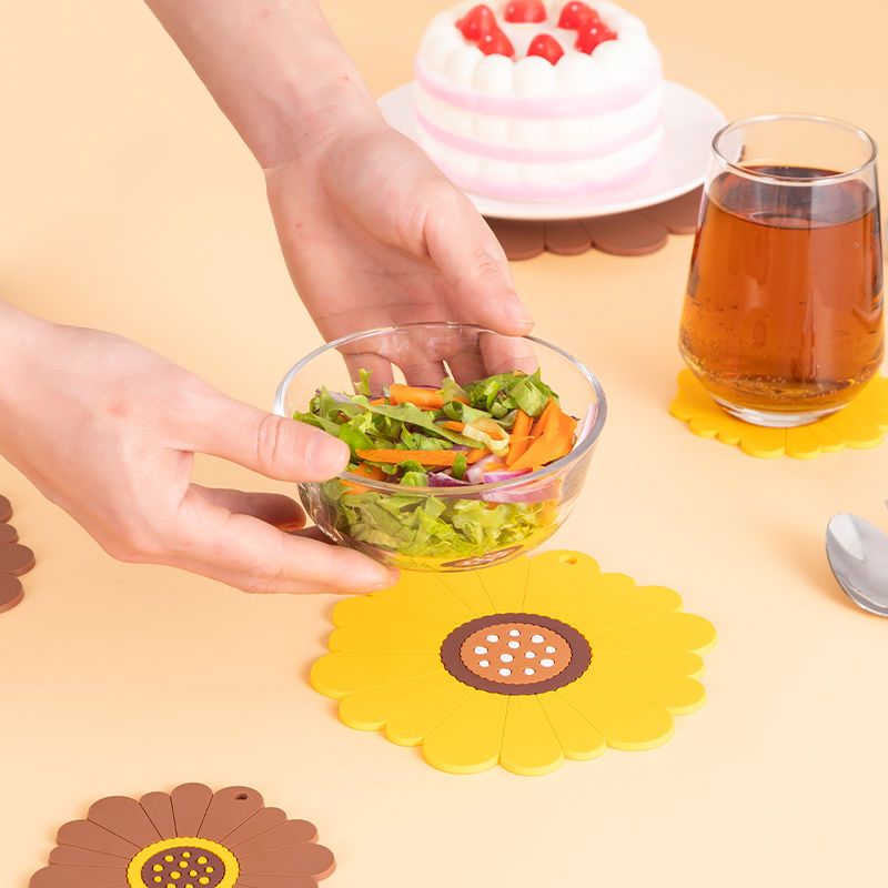 隔热垫子餐桌垫防油水家用大锅垫桌面耐热菜盆餐盘垫碗垫硅胶杯垫