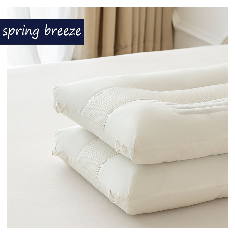 春风里全棉草本乳胶决明子保健枕头芯套装一对枕头单人一只成人