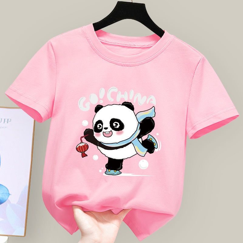 女童短袖t恤純棉2022新款兒童打底衫夏天上衣寬鬆小女孩吸汗半袖