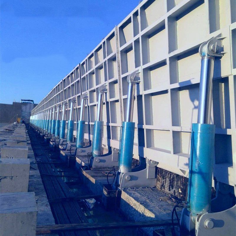液壓壩 景觀閘門 鋼制翻板壩 水力自控液壓閘門 翻板閘-標價是定金