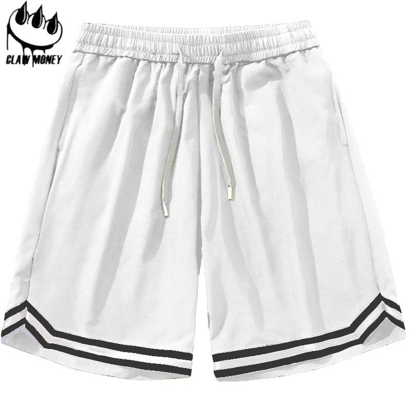 Casual shorts men's summer student basketball thin ice silk sports five point tide brand loose pants