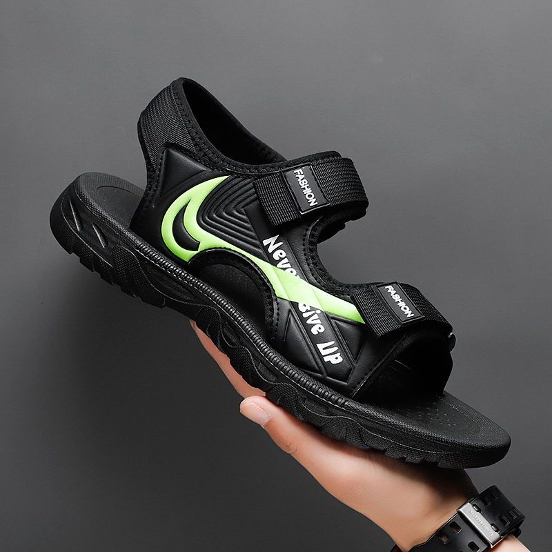 Sandals Men's  New Summer Outerwear Sports Sandals and Slippers Non-slip Soft Bottom Breathable Men's Casual Beach Shoes