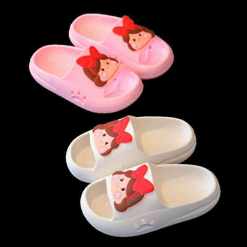 Children's slippers boys non-slip waterproof soft bottom boys and girls home sandals and slippers cute princess summer