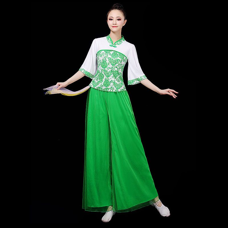 广场舞服装新款套装女跳舞衣服中老年秧歌服中国舞民族舞演出服装