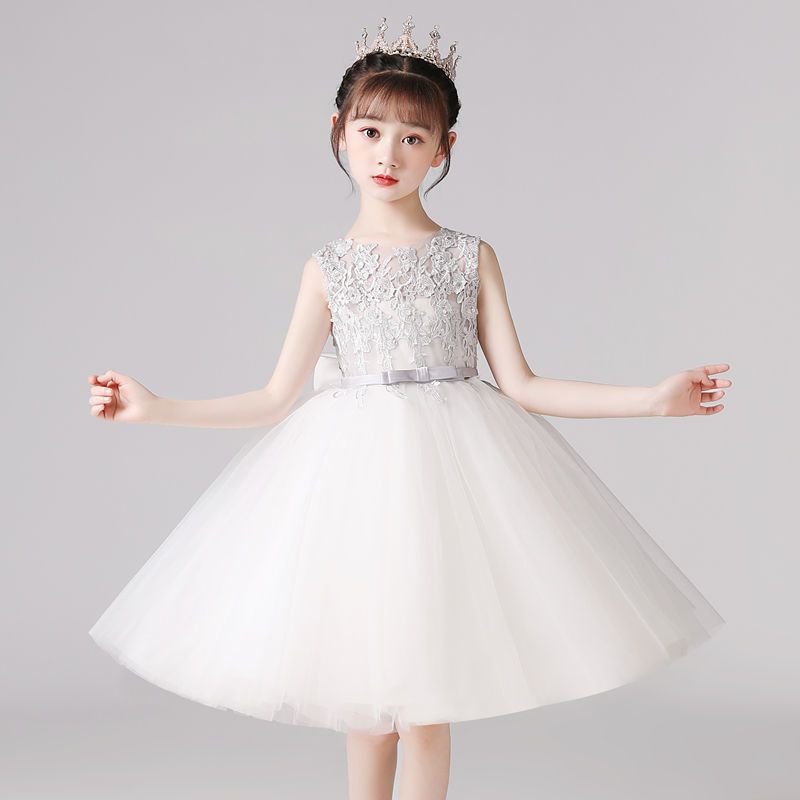Girls princess dress host dress baby summer dress baby popular foreign style wedding birthday costume