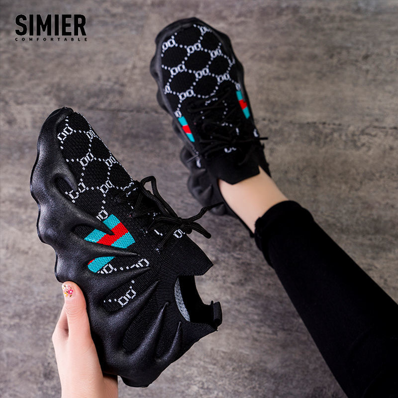 simier正版2023春天女鞋透气防臭夏天的鞋子超轻八爪鱼女士运动鞋