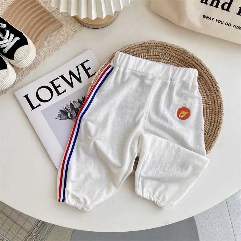 Baby anti-mosquito pants ultra-thin loose comfortable soft trousers  summer new male and female baby all-match pants