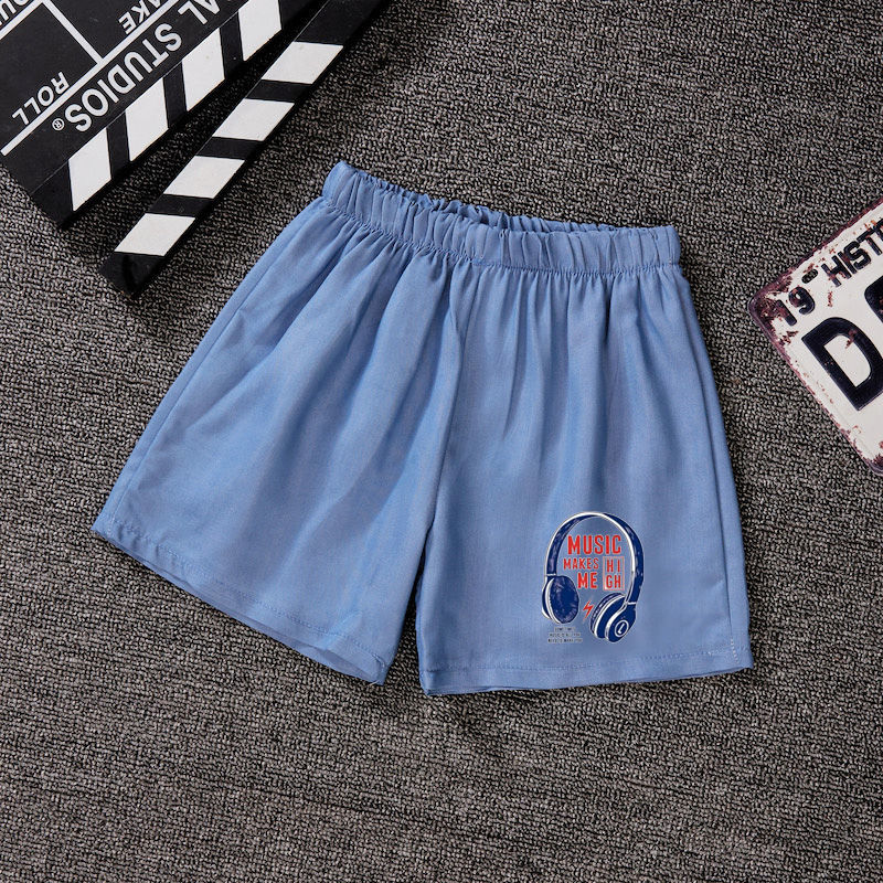 Special children's clothing new children's denim shorts summer thin boy shorts cartoon fashion soft three-point pants tide