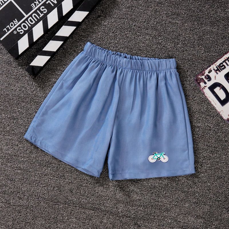 Special children's clothing new children's denim shorts summer thin boy shorts cartoon fashion soft three-point pants tide