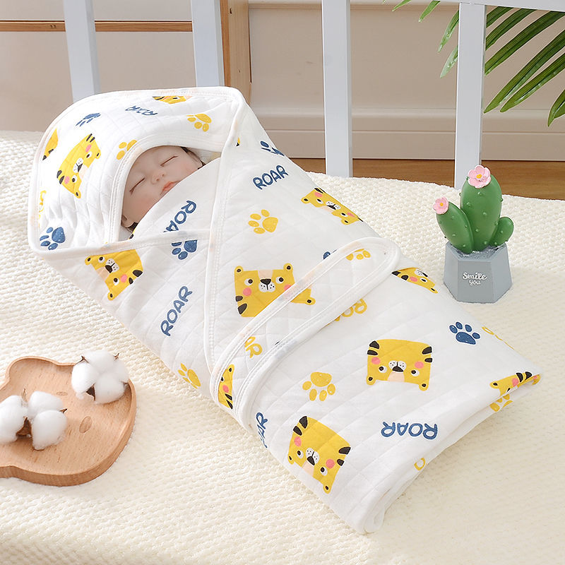 Cotton bag single towel newborn waiting bag baby just born spring, summer, autumn and winter non pilling swaddling quilt