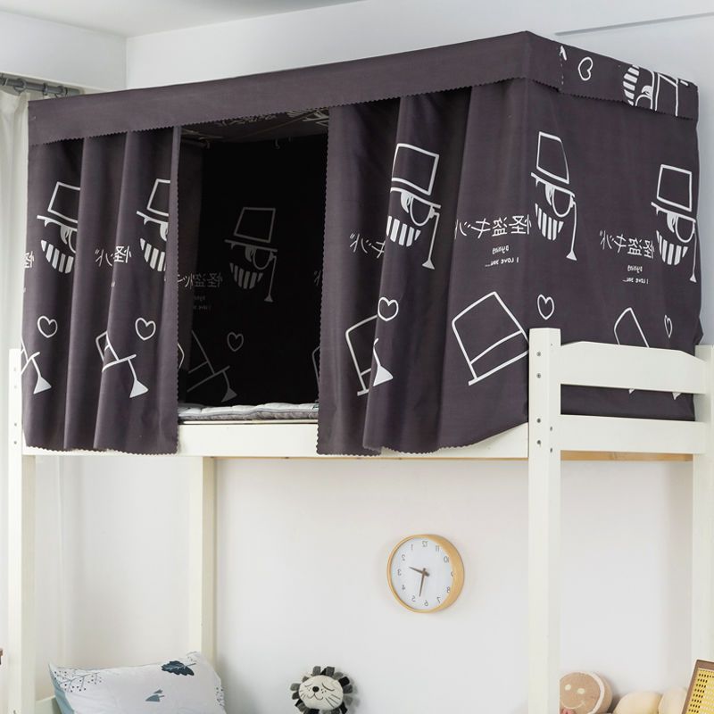 大学生床帘下铺上铺宿舍神器寝室遮光帘子床幔床围蚊帐防尘顶一片