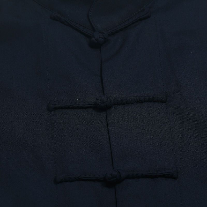 八卦短袖衣服裤子居士服练功服唐装道用品批发短褂长褂双龙法衣 detail 1