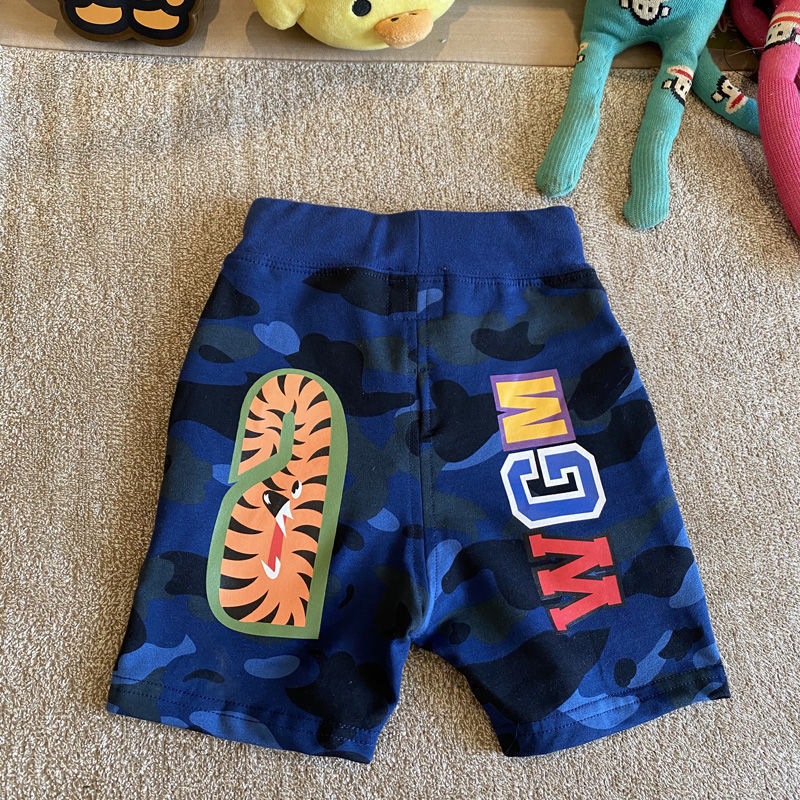 Cotton children's clothing boys and children 2022 summer new Korean version of sports thin tie-dye beach shorts