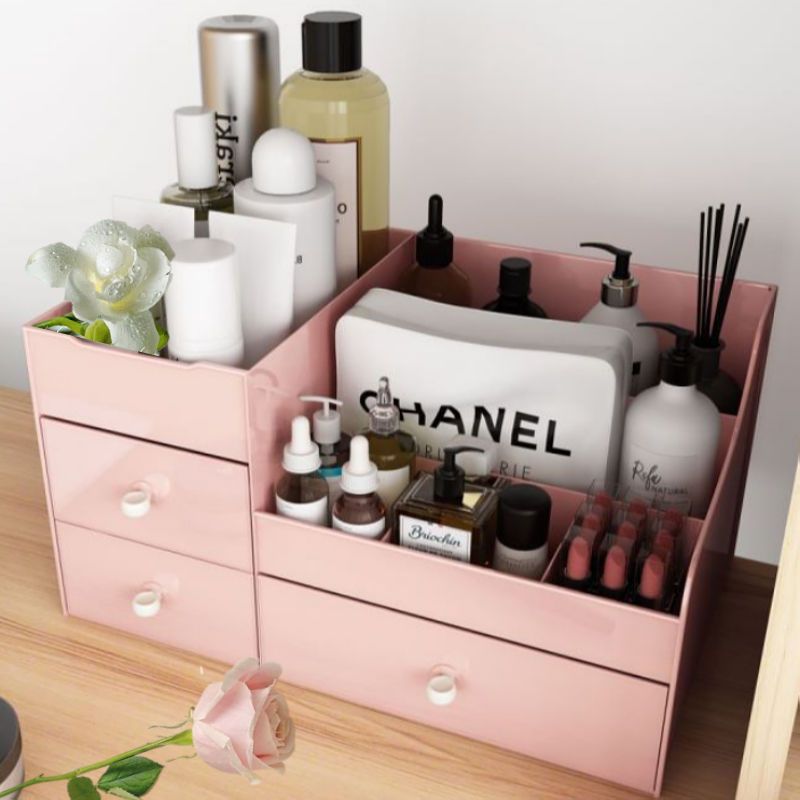 Cosmetic storage box desktop rack drawer multi-functional storage rack dressing table skin care product storage dormitory
